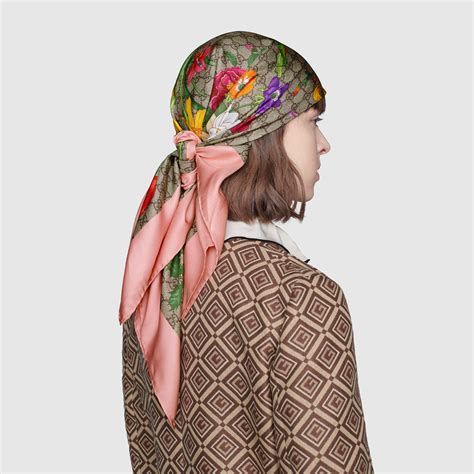 gucci flora scarf history|gucci flora silk scarf.